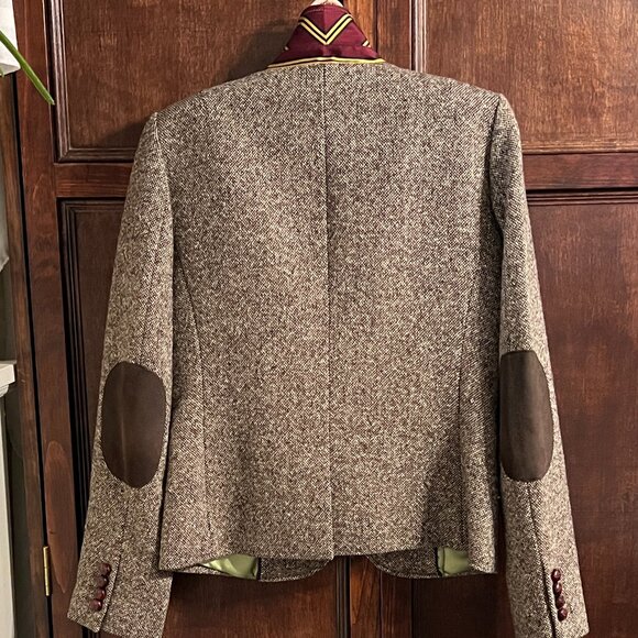 OLD SCHOOL J CREW JOHN HANLEY WOOL BLAZER SIZE 8 - Picture 2 of 12